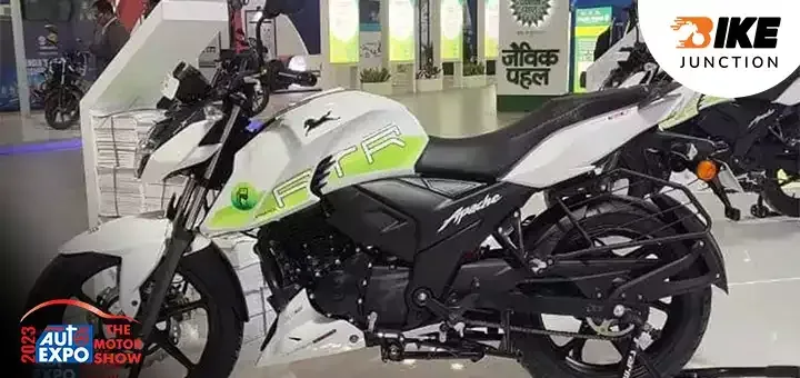 Auto Expo 2023: TVS Apache RTR 160 4V Special Edition Launched Auto Expo 2023: TVS Apache RTR 160 4V Special Edition Launched
