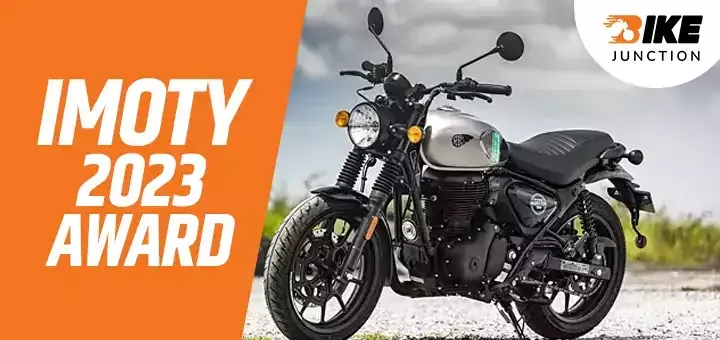 Royal Enfield Hunter 350 wins 2023 IMOTY award Royal Enfield Hunter 350 wins 2023 IMOTY award