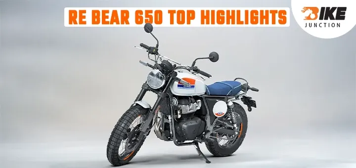 Top 5 Highlights of Royal Enfield Bear 650 Scrambler Bike Top 5 Highlights of Royal Enfield Bear 650 Scrambler Bike