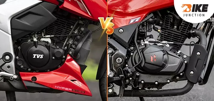TVS Apache RTR 160 4V Vs Hero Xtreme 160R 4V engine