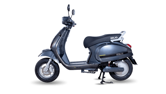 Zelio Eeva Zx 28Ah 60V Electric Scooter on Road Price, Range