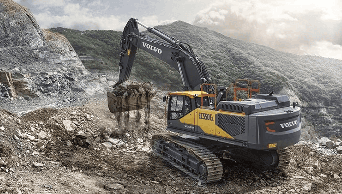 Main image of Volvo EC550E Excavator Specification and Features