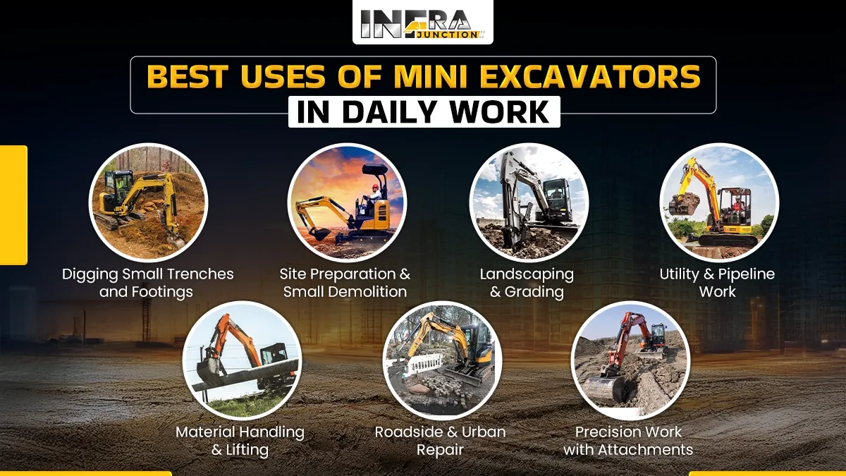 Uses of Mini Excavators 