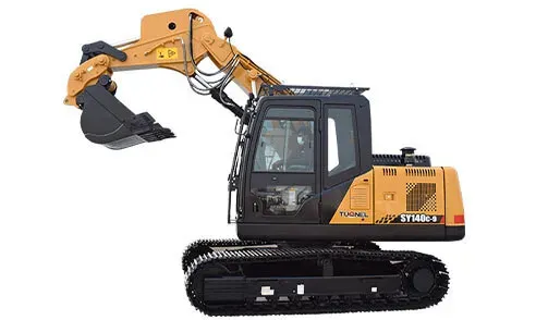 Main image of SANY SY140C-9/9S TUNNEL Excavator Specification and Features