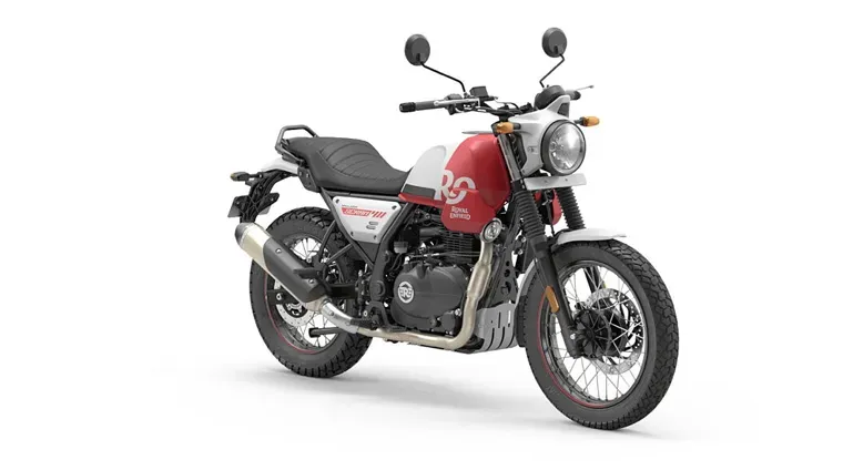  Royal Enfield Scram 411 White Flame