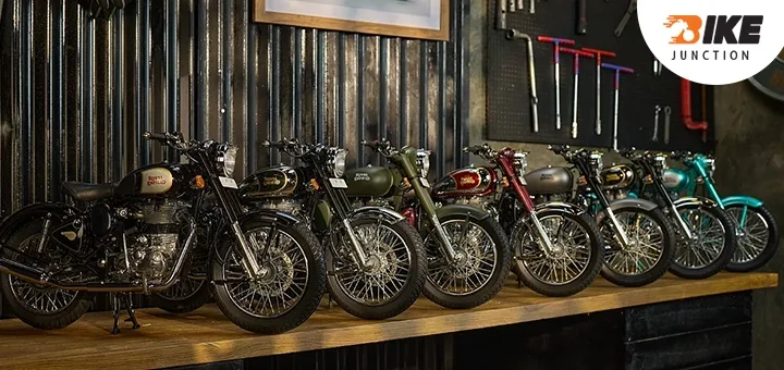 Royal Enfield Launches 1:3 Scale Models of Classic 500 Series