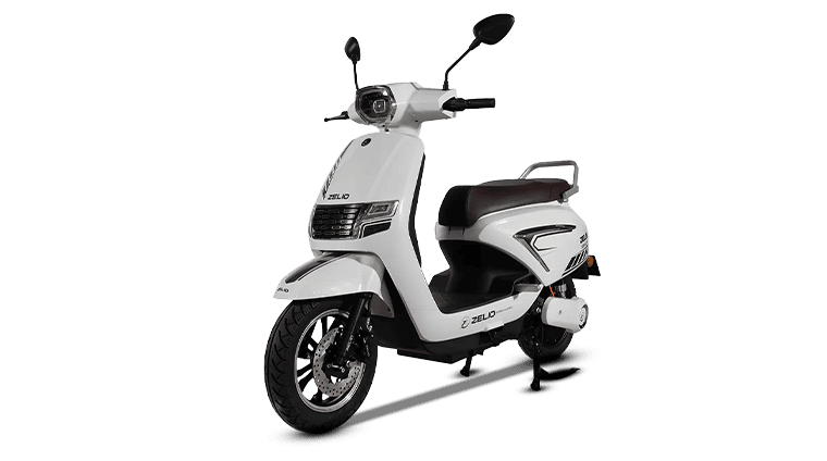 Zelio Eeva Zx Plus Lead Acid 60V/38 Ah Electric Scooter on Road