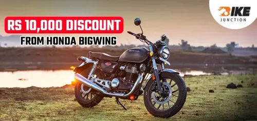 Honda BigWing Offers Rs. 10,000 Discount on Bikes for Young Riders